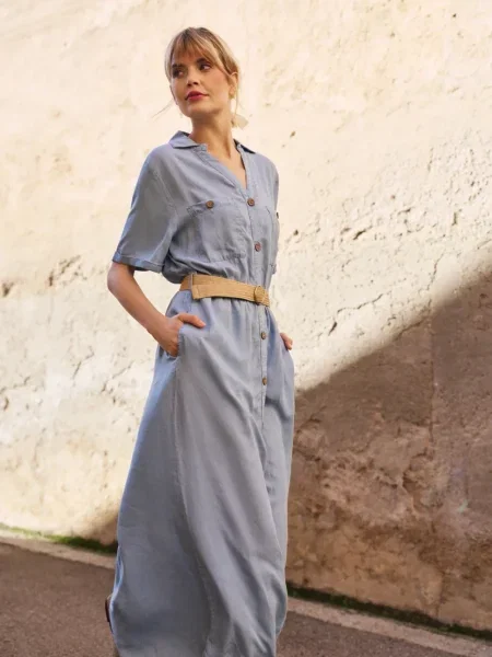 Obleka obleka Marisse modra