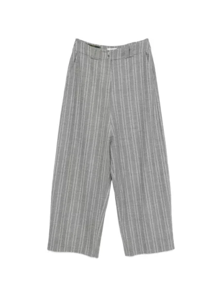 Pantaloni Vestiaire D'un Oiseau Libre cu dungi gri