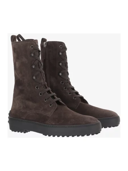 Botki Tod's zamszowe brązowe