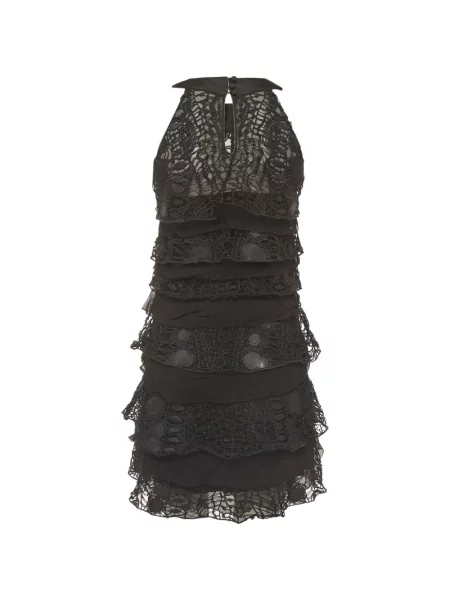 Rochie midi Dvf Diane Von Furstenberg din dantelă negru