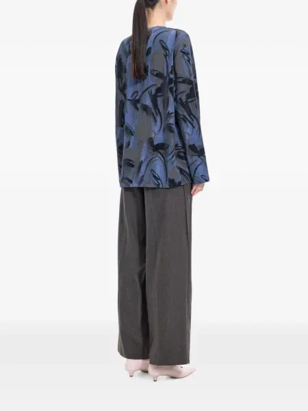 Lung tricou Jnby cu imagine albastru