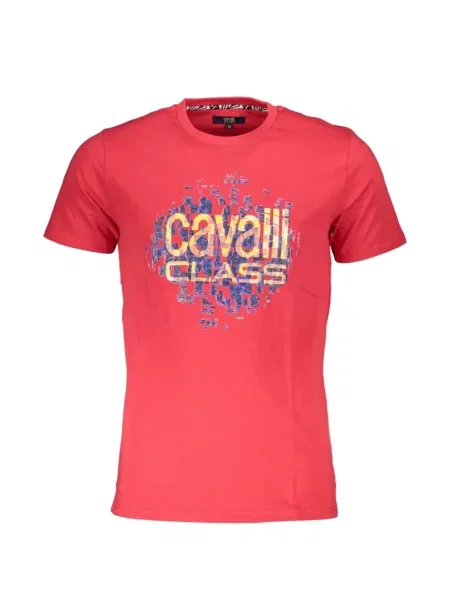 Tricou Cavalli Class cu imagine roșu