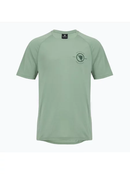 Tricou de ciclism pentru bărbați Endura Loop Tech sage green verde