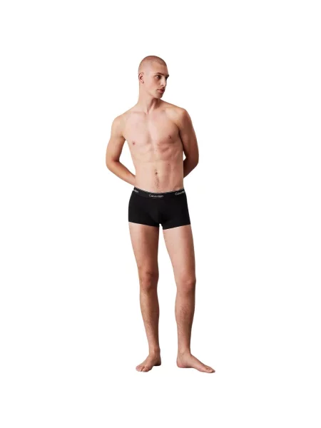 Boxerky Calvin Klein Jeans s nízkým pasem černé