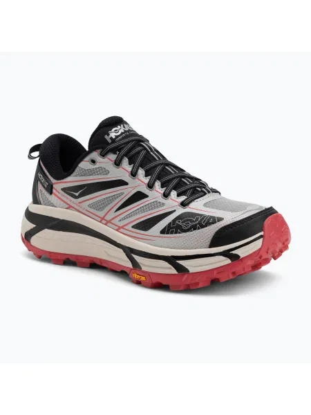 Кросівки HOKA Mafate Speed 2 galactic grey/ruby red сірі