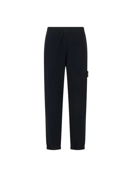 Spodnie dresowe Stone Island z kamieniami czarne