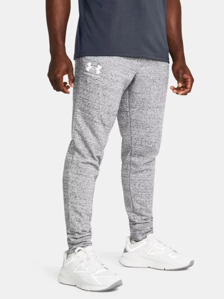 Pantaloni de trening Under Armour din material terry gri