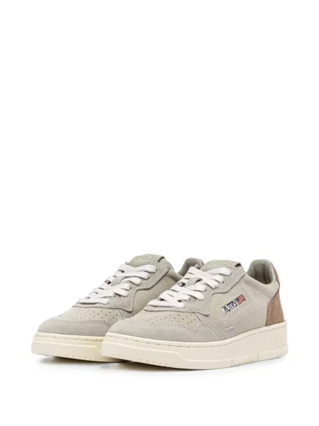 Sneakerși Autry din piele de căprioară gri