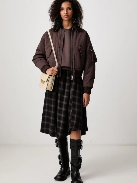Maison Kitsuné Bomber jachetă scurtă pentru femei cu