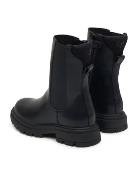 Calvin Klein Škornji Chelsea Boot D črna