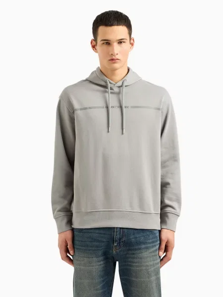 Худи Armani Exchange серое