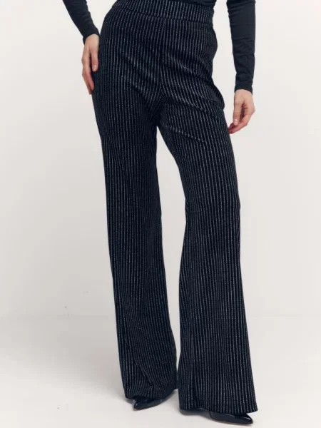 Штани класичні Lilove оксамит чорний