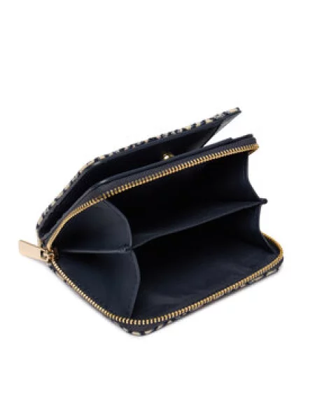 Tommy Hilfiger Piniginė Th Icon Med Za W/ Flap Jacquard mėlyna