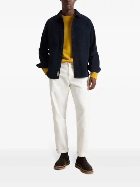 Marškiniai Woolrich kordinis velvetas mėlyna
