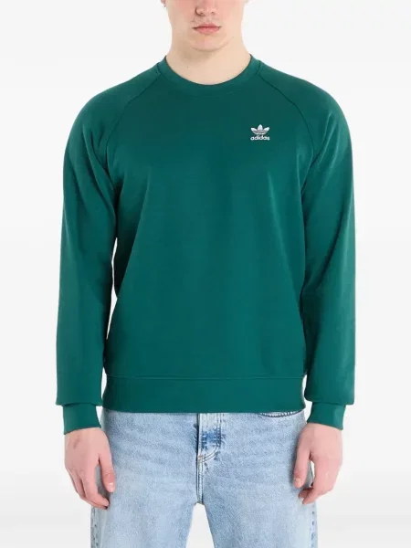 Lung tricou Adidas cu glugă cu dungi negru