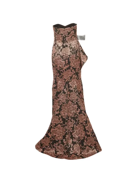 Rochie maxi Badgley Mischka cu funde negru