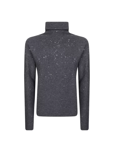 Sweter Antonelli Firenze wełniany szary