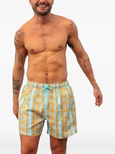 Slip de baie Boardies cu imagine albastru