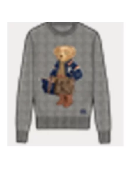 Sweter Polo Ralph Lauren z kaszmiru szary