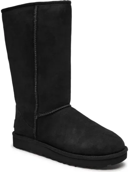 UGG Bocanci CLASSIC TALL II | lână | piele întoarsă negru
