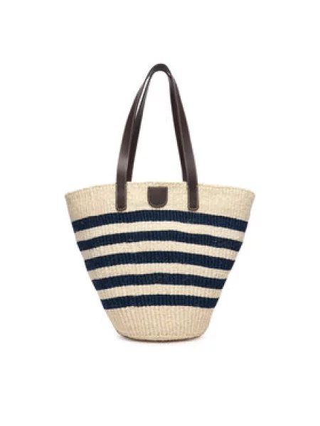 Weekend Max Mara plážová kabelka dámska pletená AGENNAIO béžová