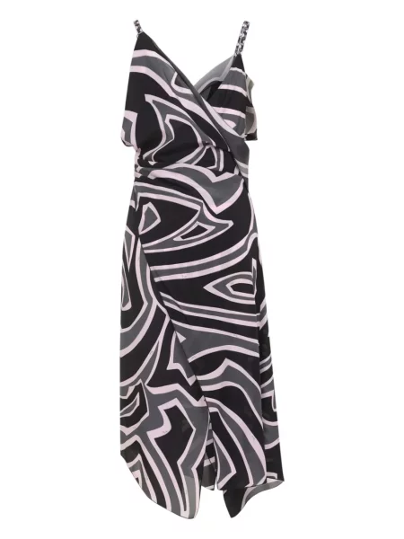 Rochie Pucci cu imagine de costum negru