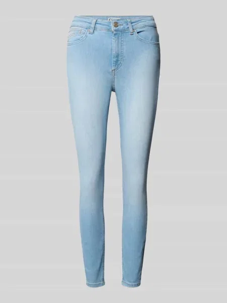 Jeansy o kroju skinny fit z mieszanki bawełny model ‘BLUSH’ Only niebieskie