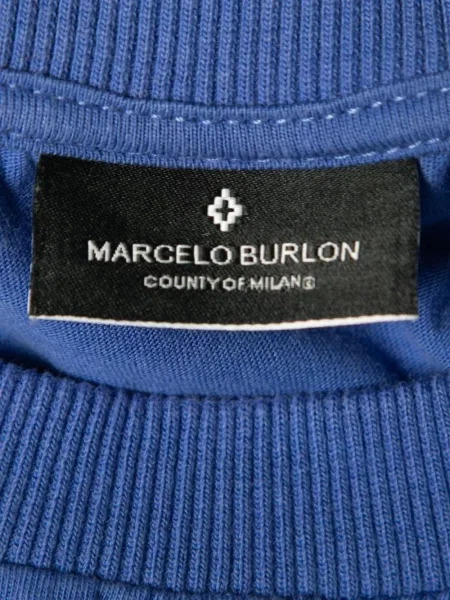 Μπλούζα Marcelo Burlon County Of Milan με σχέδιο μπλε