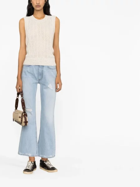 Liemenė Golden Goose chunky stambus mezginys auksinė