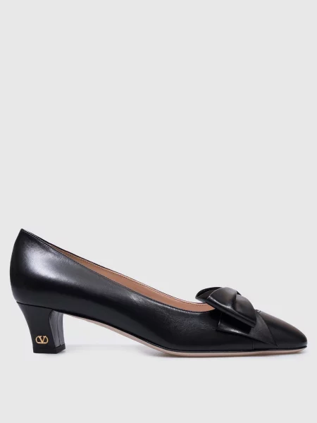 Шкіряні туфлі BOWOW Valentino чорні