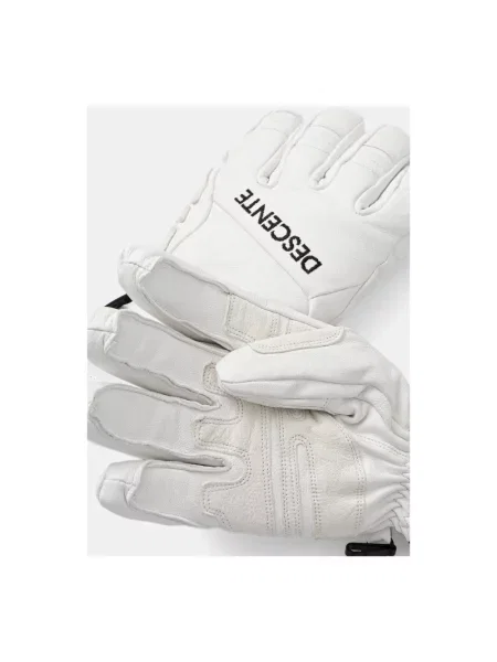 Descente rękawice narciarskie skórzane LEATHER GLOVE biały