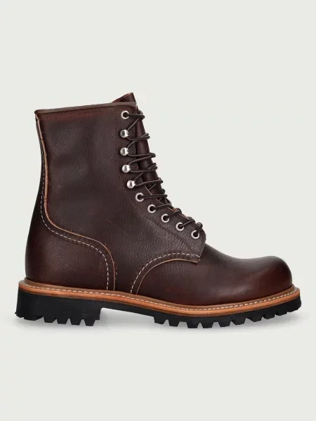 Red Wing 8" Logger trapery skórzane czerwone