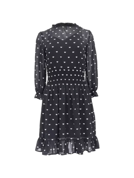 Rochie mini Maje cu funde de costum negru
