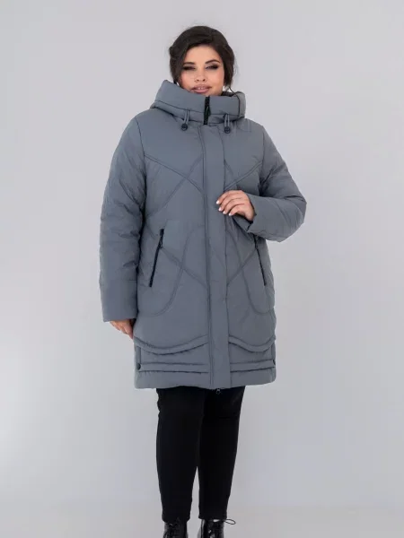Зимова куртка All Posa сірий