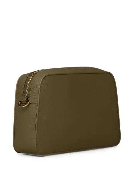 Matlasat geanta crossbody Michael Michael Kors cu autograf maro