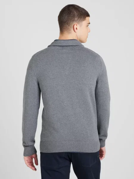 GANT Pulover bazalt gri