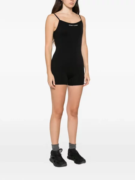 Salopetă Sporty & Rich cu imagine negru