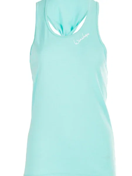 Winshape Sport top verde mentă alb