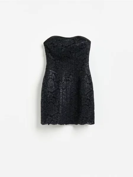 Reserved Rochie cu conținut ridicat de negru