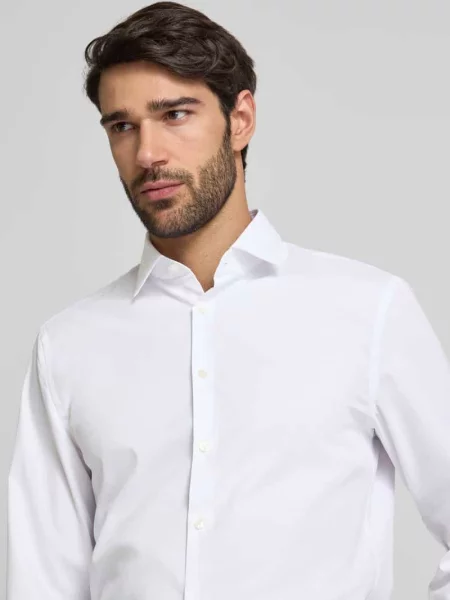 Koszula biznesowa o kroju super slim fit z dodatkiem streczu Jake*s biała