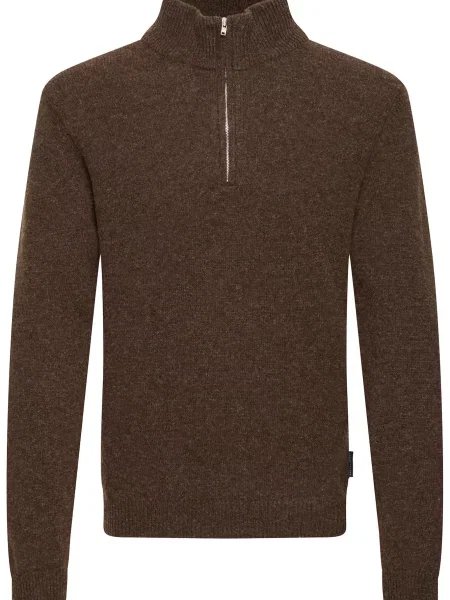 Casual Friday Pulover CFKARL închis maro