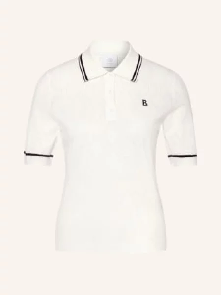 Bogner Dzianinowa Koszulka Polo Mandy weiss białe