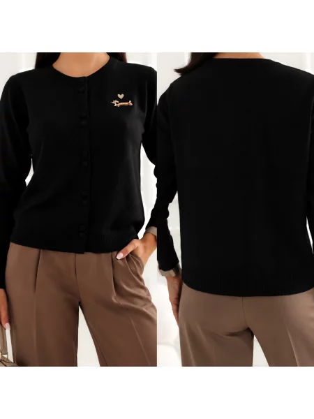 Kardigan Italy Moda crna