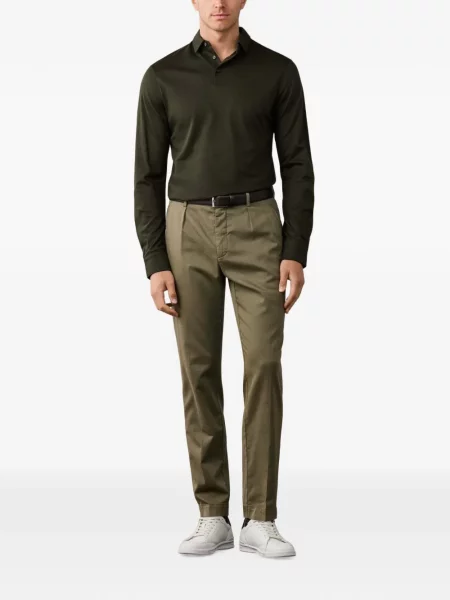 Lung tricou polo Hackett London verde