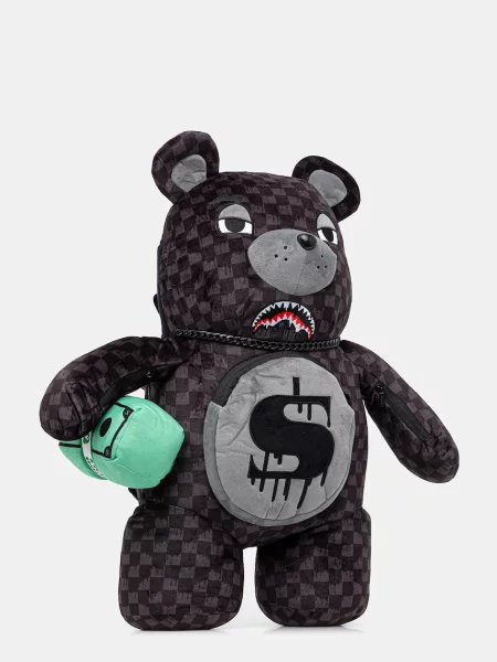 Рюкзак Sprayground малий візерунок сірий