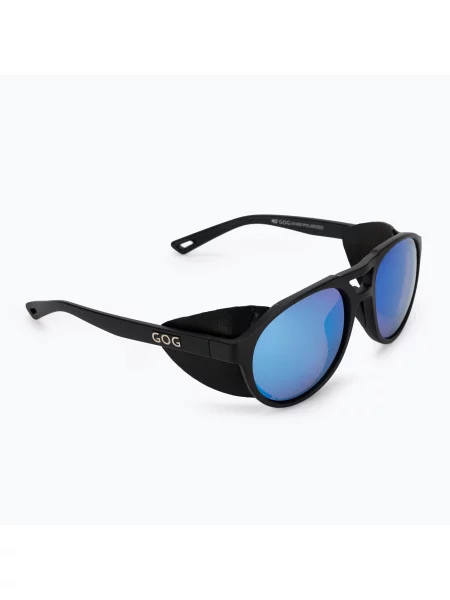 Okulary przeciwsłoneczne GOG Nanga matt black/polychromatic white-blue białe