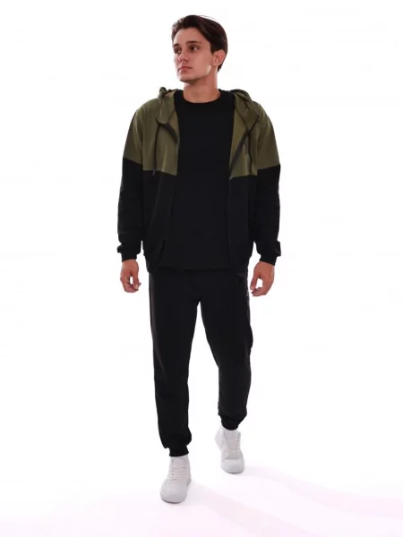 Спортивний костюм LUMO віскоза/поліестер чорний