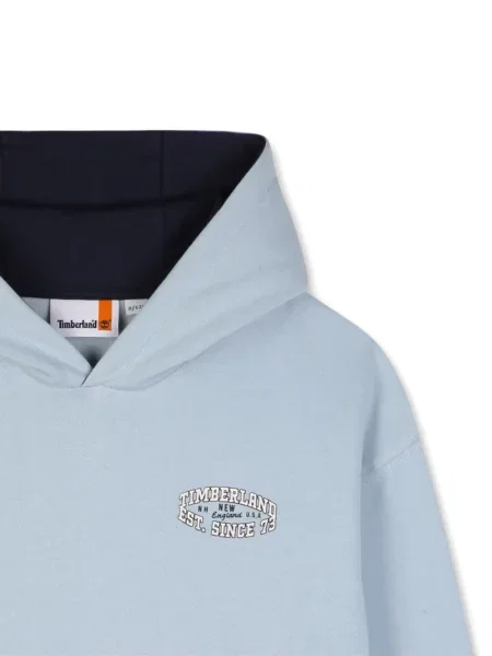 Bluza z kapturem dziecięca Timberland niebieska