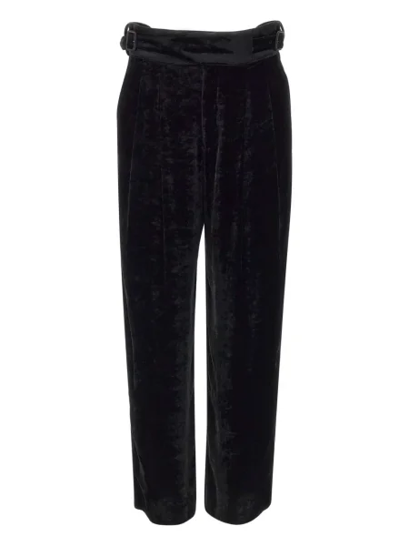 Pantaloni Emporio Armani cu cataramă negru