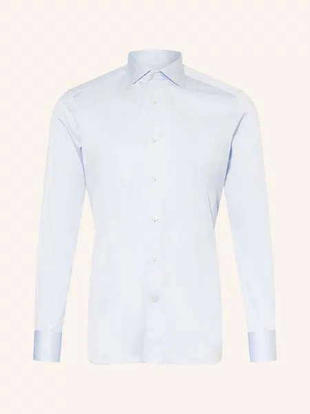 Zegna Košile Slim Fit tmavě modrá